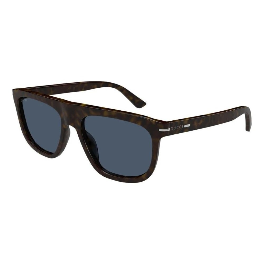 NWT Gucci GG1726S-002 Havana Blue 56mm Sunglasses